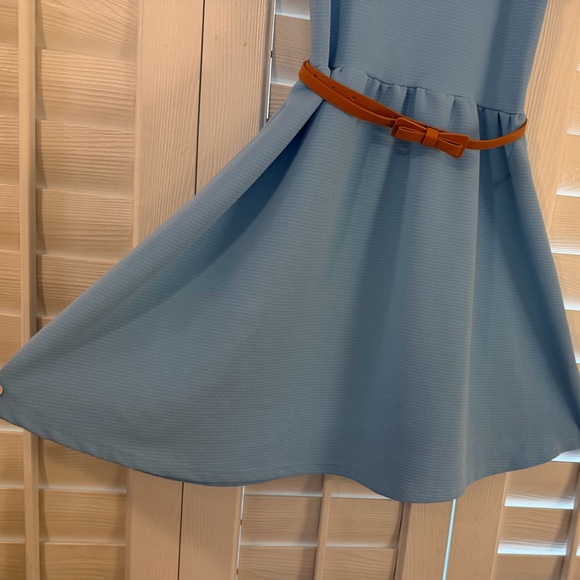 Grace Karin Sleeveless Fit-and-Flare Dress with Bow Belt, EUC, Girls 11/12 - Picture 5 of 14